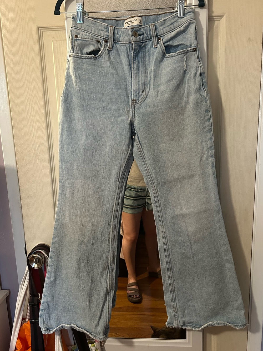 Abercrombie and Fitch Flare High Rise Jeans